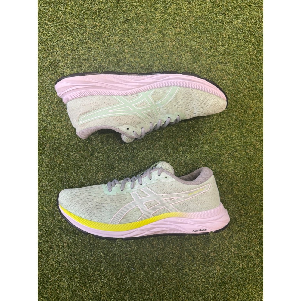Asics Gel-Excite 7 Mint Green White Mid‎ Sole Running Shoes 1012A562 Womens 8.5